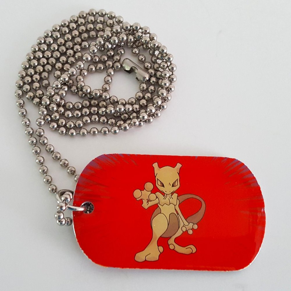 Pokemon Mewtwo #150 Dog Tag Vintage 1999 Nintendo Creatures, inc./Game F…